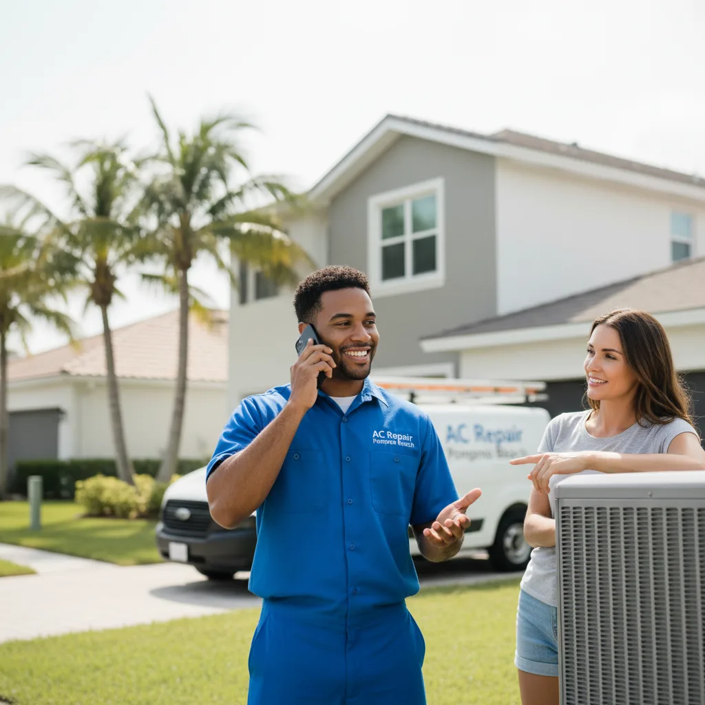 AC Repair Pompano Beach customer support in South Barrington